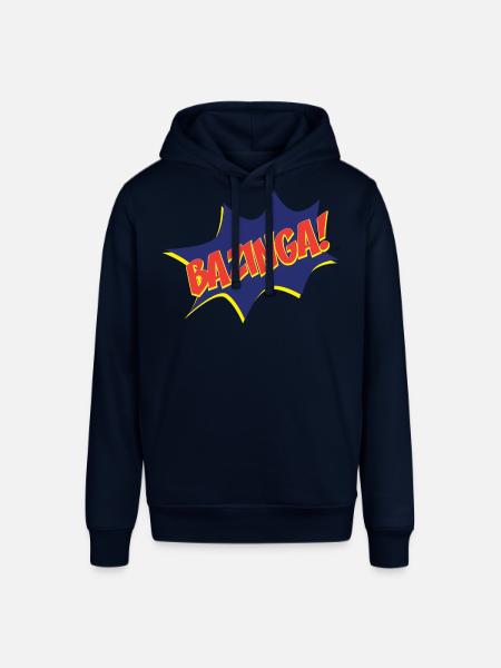 Frauen T-Shirt Bazinga Comic - Stanley/Stella Unisex Hoodie SOUNDER - Navy