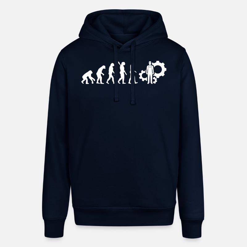Evolution Technician Technology White - Stanley/Stella SOUNDER Unisex Hoodie - navy