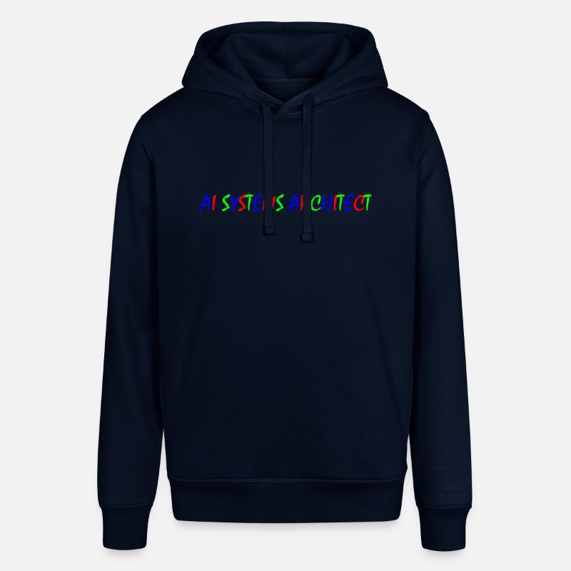 Architecte de systèmes d’IA – Typographie colorée - Sweat à capuche SOUNDER Stanley/Stella Unisexe - marine
