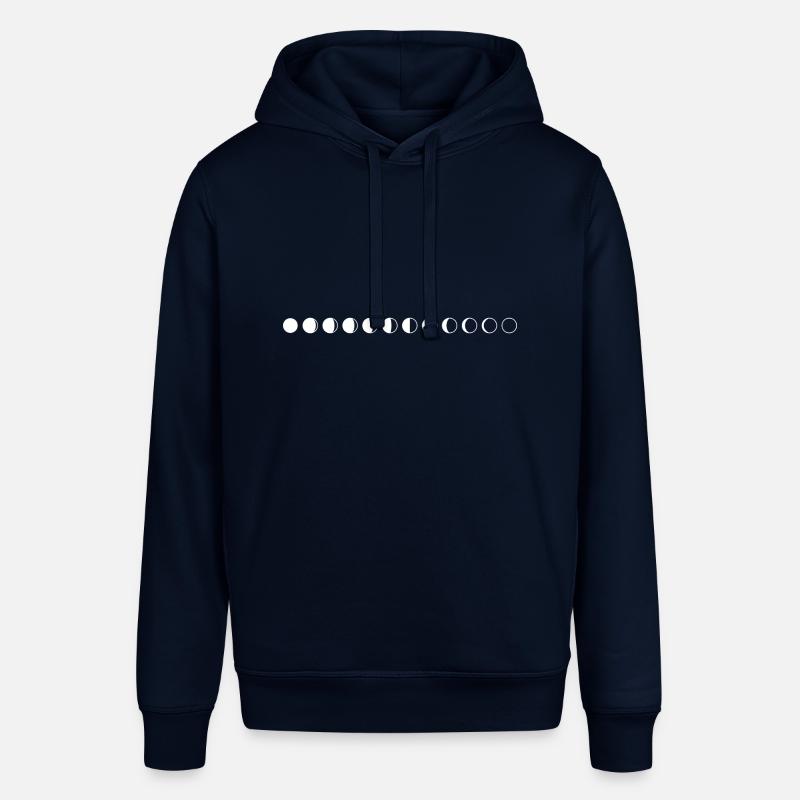 Cercles de phases de lune - Sweat à capuche SOUNDER Stanley/Stella Unisexe - marine
