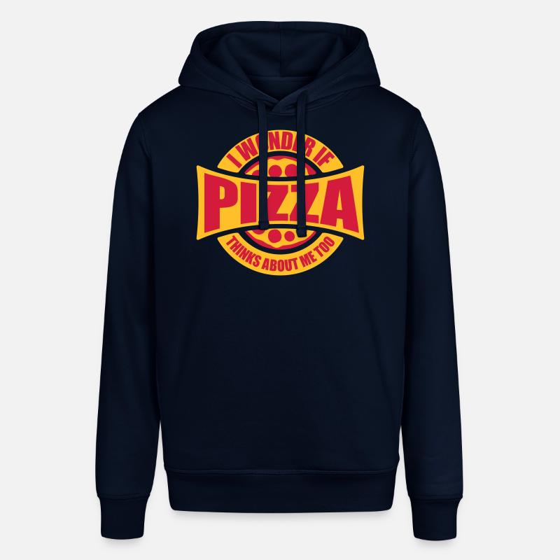 La pizza pense à moi - Sweat à capuche SOUNDER Stanley/Stella Unisexe - marine