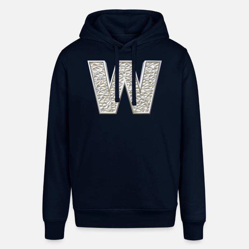 W, lettre, initiale, monogramme, - Sweat à capuche SOUNDER Stanley/Stella Unisexe - marine