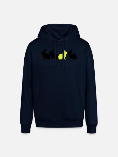 Bunny Rabbit be different! Unique contrast 2c - Stanley/Stella SOUNDER Unisex Hoodie - navy