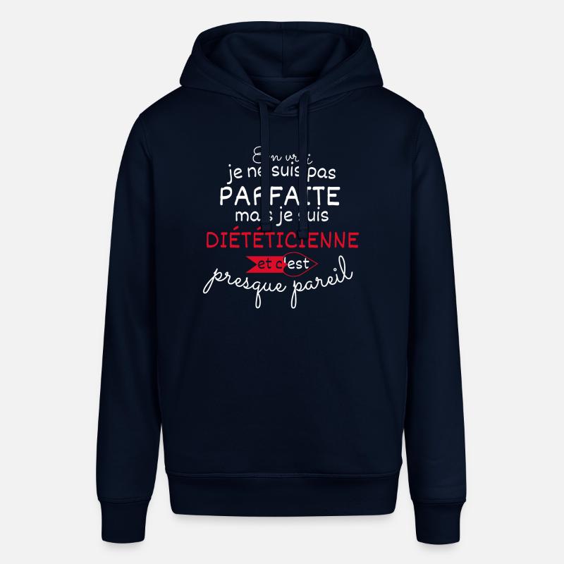 Pas parfaite mais Diététicienne - Sweat à capuche SOUNDER Stanley/Stella Unisexe - marine
