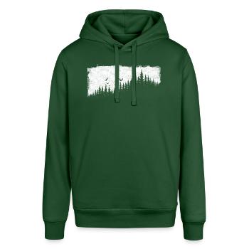 Wald - Stanley/Stella Unisex Hoodie SOUNDER - Flaschengrün - Vorne - Alina (178cm) & Michal (187cm)