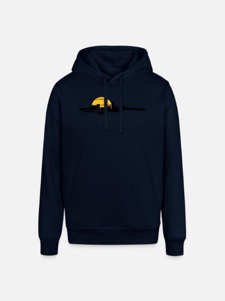 Skyline - Küste Heiligenhafen - Stanley/Stella Unisex Hoodie SOUNDER - Navy