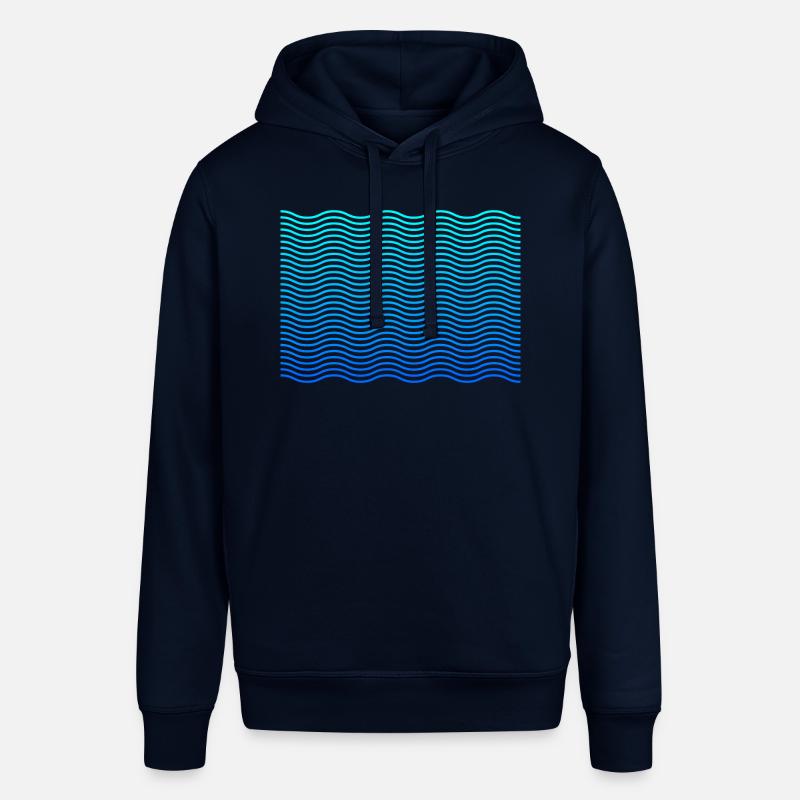 Conception de vagues de vagues - Sweat à capuche SOUNDER Stanley/Stella Unisexe - marine