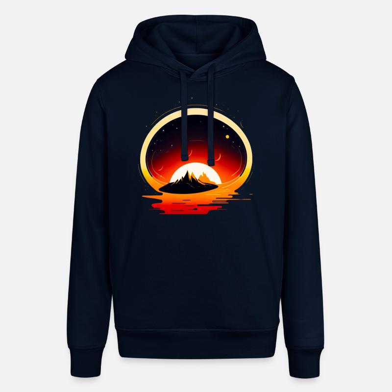 Space View / Mars - Stanley/Stella Unisex Hoodie SOUNDER - Navy