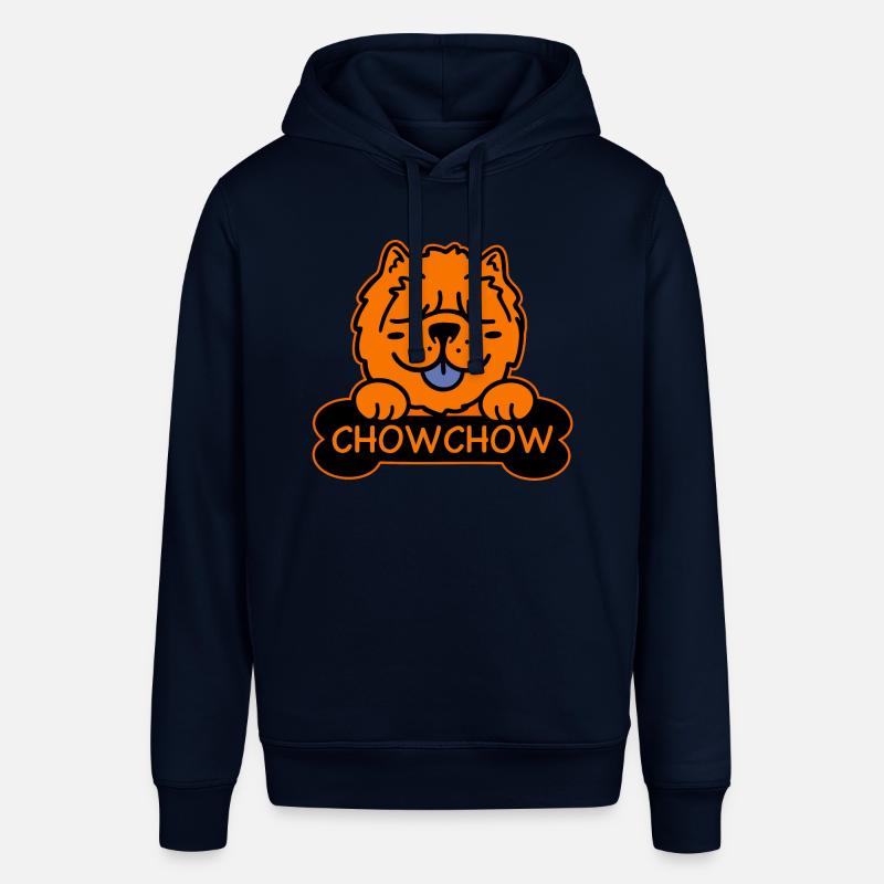 Chow chow et os - Sweat à capuche SOUNDER Stanley/Stella Unisexe - marine