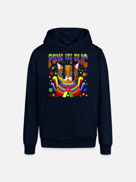 PSYCATDELIC - Stanley/Stella SOUNDER Unisex Hoodie - navy