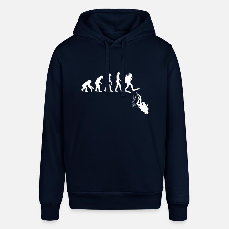 plongée évolution plongeur humour plonger - Sweat à capuche SOUNDER Stanley/Stella Unisexe - marine