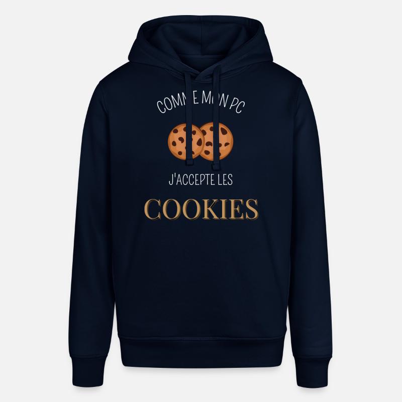 Comme mon pc j'accepte les cookies - Sweat à capuche SOUNDER Stanley/Stella Unisexe - marine