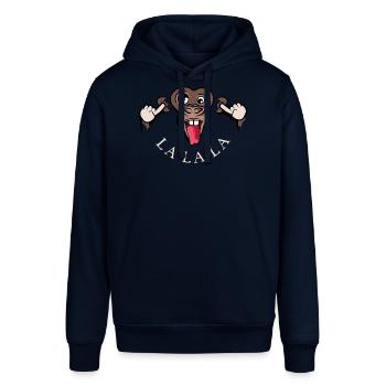 drôle singe lalala symbole illustration langue - Sweat à capuche SOUNDER Stanley/Stella Unisexe - marine - Devant - Alina (178cm) & Michal (187cm)