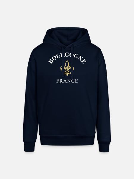 Burgundy France France - Stanley/Stella SOUNDER Unisex Hoodie - navy