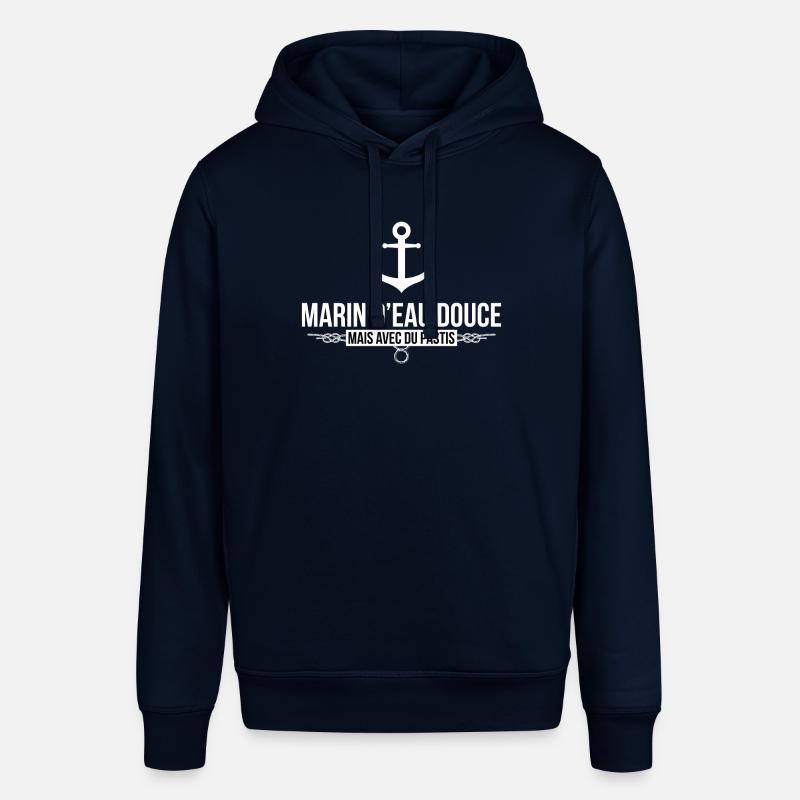 MARIN D EAU DOUCE - Sweat à capuche SOUNDER Stanley/Stella Unisexe - marine