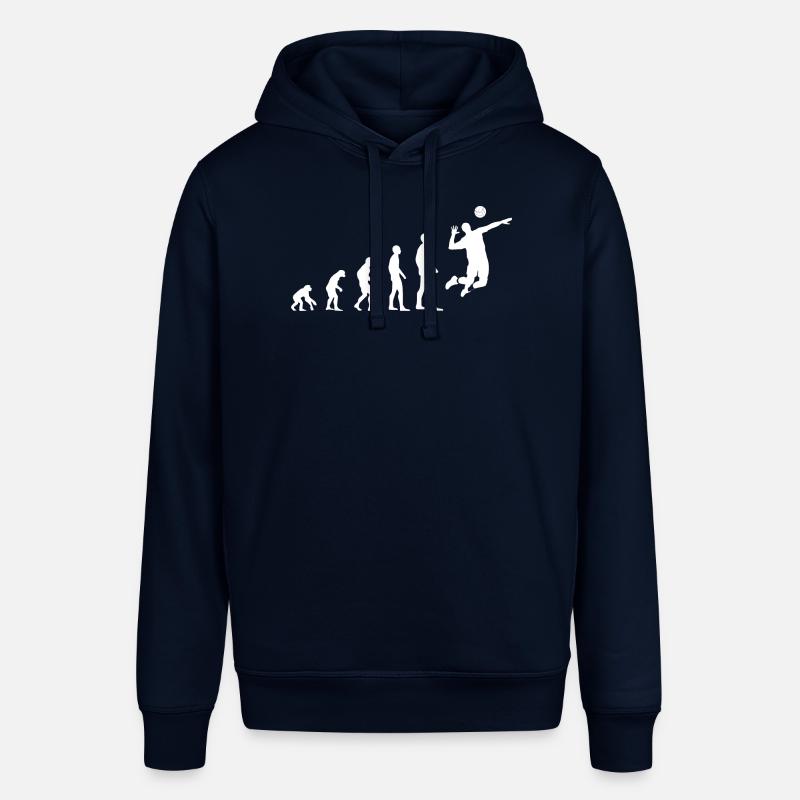 Evolution du volleyball - Sweat à capuche SOUNDER Stanley/Stella Unisexe - marine