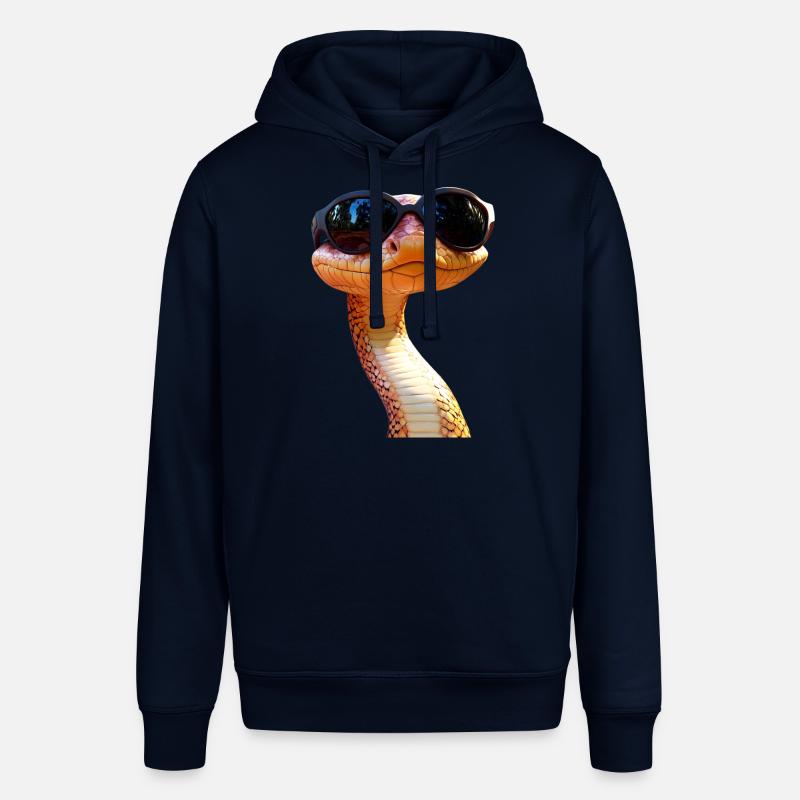 Schlange Python Kobra Mamba Klapperschlange Snake - Stanley/Stella Unisex Hoodie SOUNDER - Navy