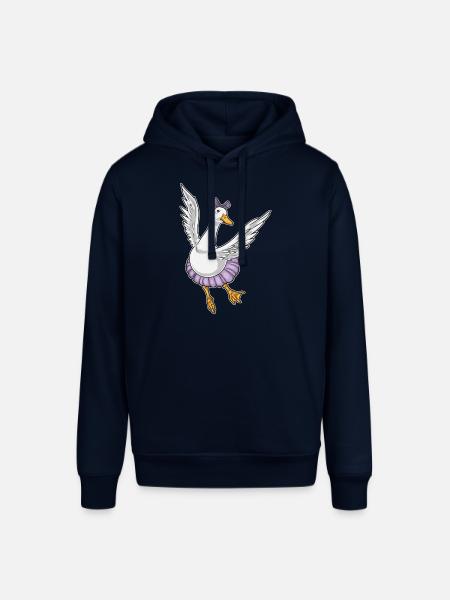 Duck Ballerina Ballet Dance - Stanley/Stella SOUNDER Unisex Hoodie - navy