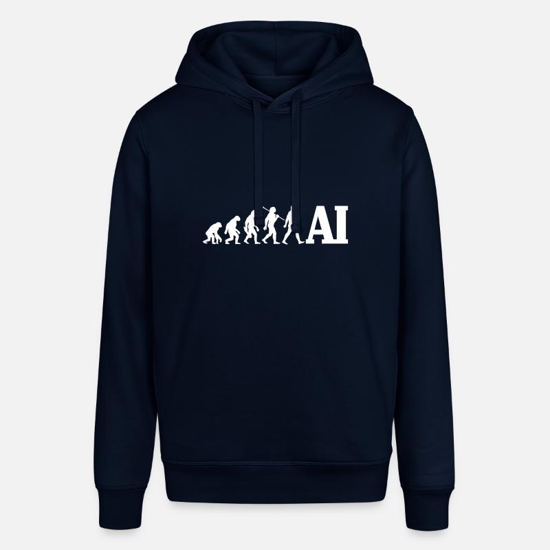 Evolution - Intelligence Artificielle - IA - Sweat à capuche SOUNDER Stanley/Stella Unisexe - marine