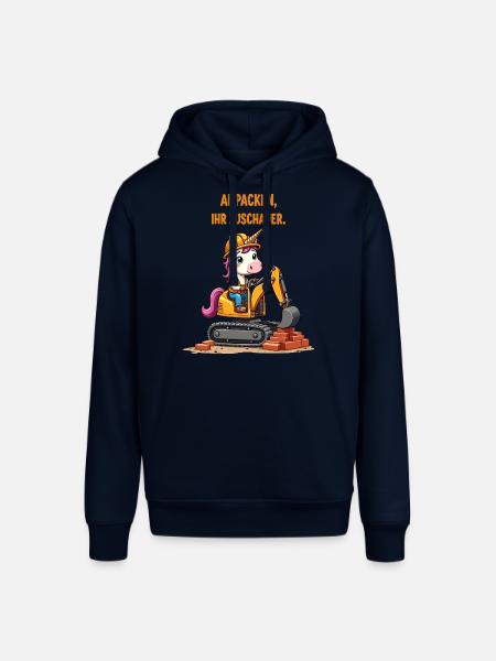 Einhorn Baggermeister - Stanley/Stella Unisex Hoodie SOUNDER - Navy