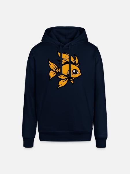 Goldfish Fish Comic - Stanley/Stella SOUNDER Unisex Hoodie - navy