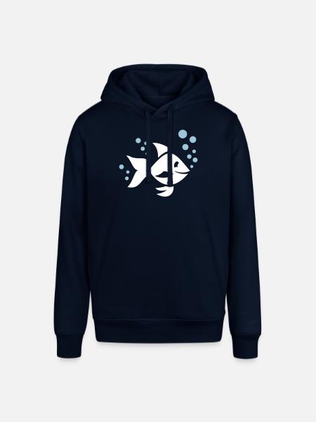 Poisson - Sweat à capuche SOUNDER Stanley/Stella Unisexe - marine
