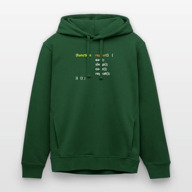 Code Eat Sleep Repeat Hacker IT Geschenk Stanley/Stella Unisex Hoodie SOUNDER