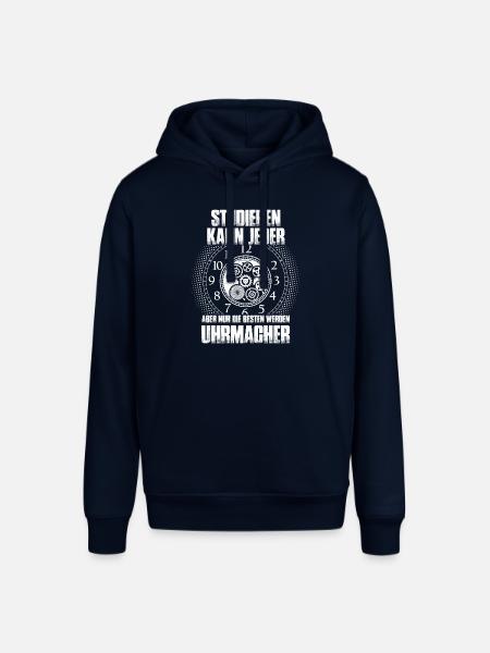 Studieren kann jeder - Uhrmacher - Stanley/Stella Unisex Hoodie SOUNDER - Navy