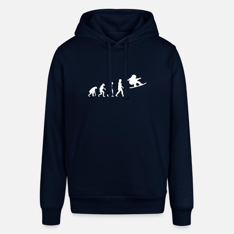 SNOWBOARD ÉVOLUTION - Sweat à capuche SOUNDER Stanley/Stella Unisexe - marine