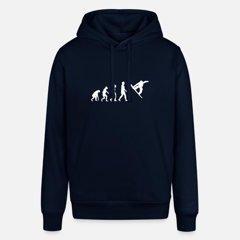 SNOWBOARD ÉVOLUTION - Sweat à capuche SOUNDER Stanley/Stella Unisexe - marine