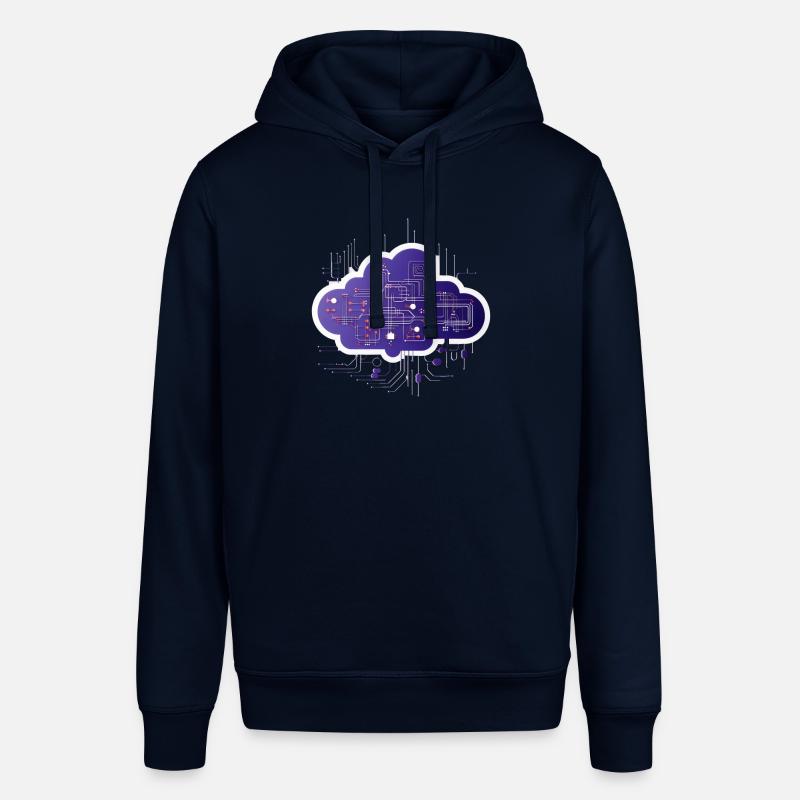 Cloud-Computing-Computerelektronik-Schaltung - Stanley/Stella Unisex Hoodie SOUNDER - Navy