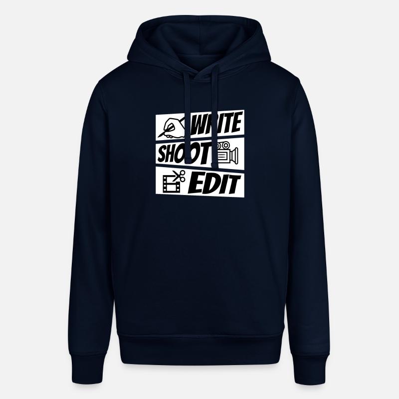 Écrire, Tirer, Modifier, Répéter - Sweat à capuche SOUNDER Stanley/Stella Unisexe - marine