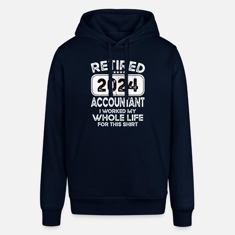 Comptable retraité 2024 - Sweat à capuche SOUNDER Stanley/Stella Unisexe - marine