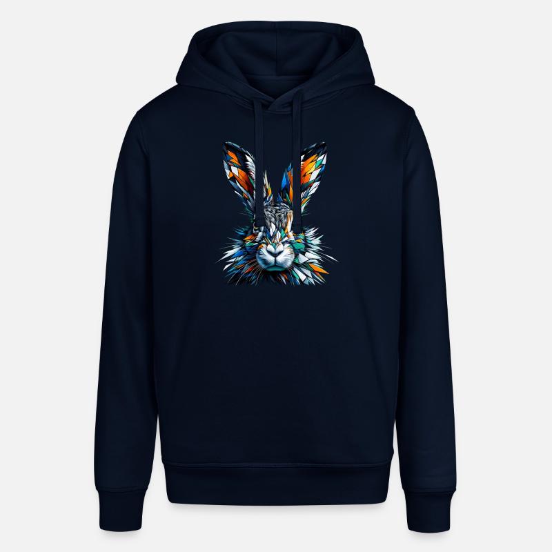 Polygone Art Jackrabbit Jackrabbits - Sweat à capuche SOUNDER Stanley/Stella Unisexe - marine