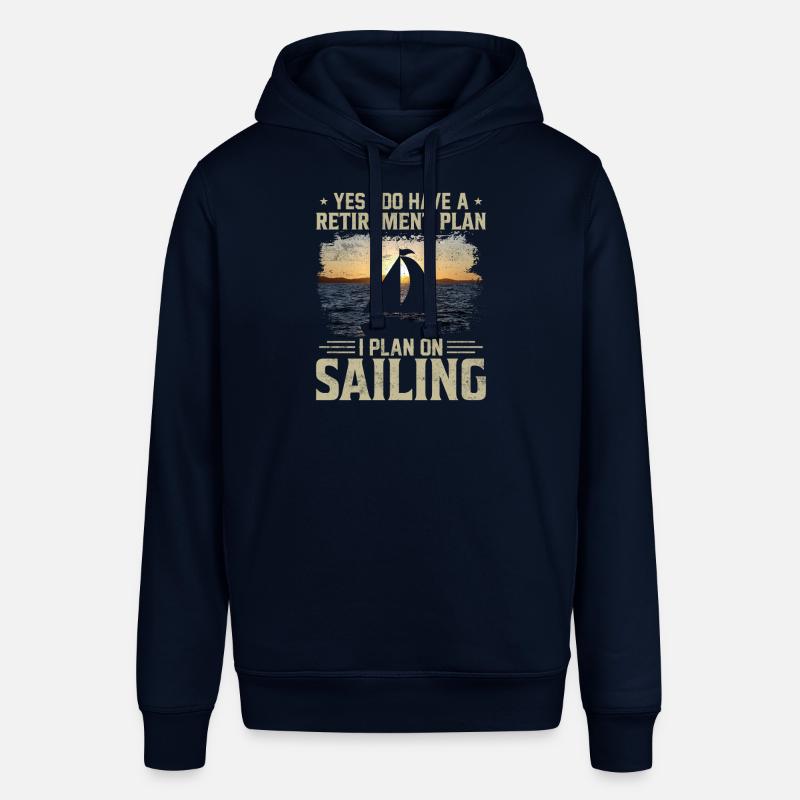 I Plan On Sailing - Sweat à capuche SOUNDER Stanley/Stella Unisexe - marine