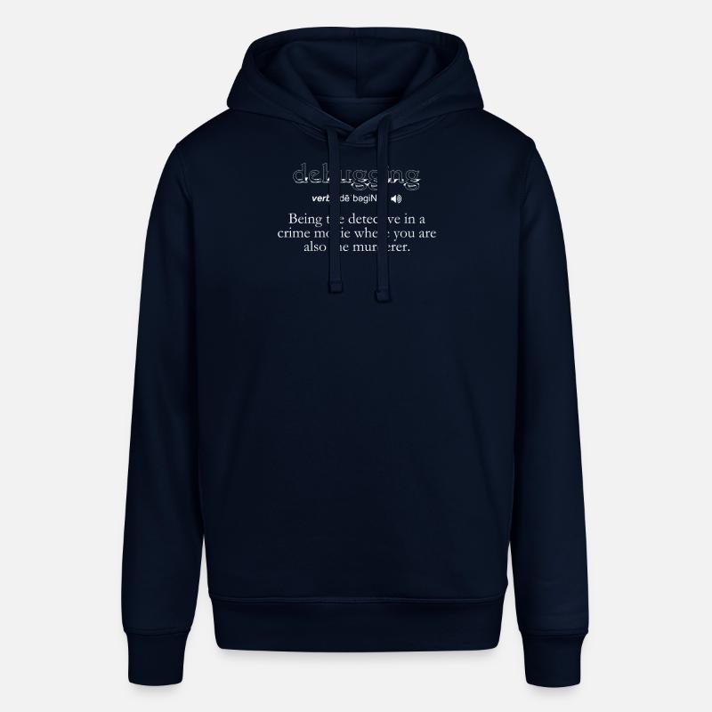 Debugging Definition - Computer Science Programmer - Stanley/Stella SOUNDER Unisex Hoodie - navy