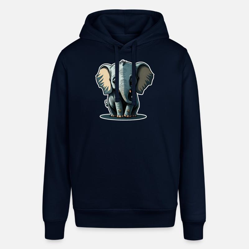 Mignon bébé éléphant éléphant - Sweat à capuche SOUNDER Stanley/Stella Unisexe - marine