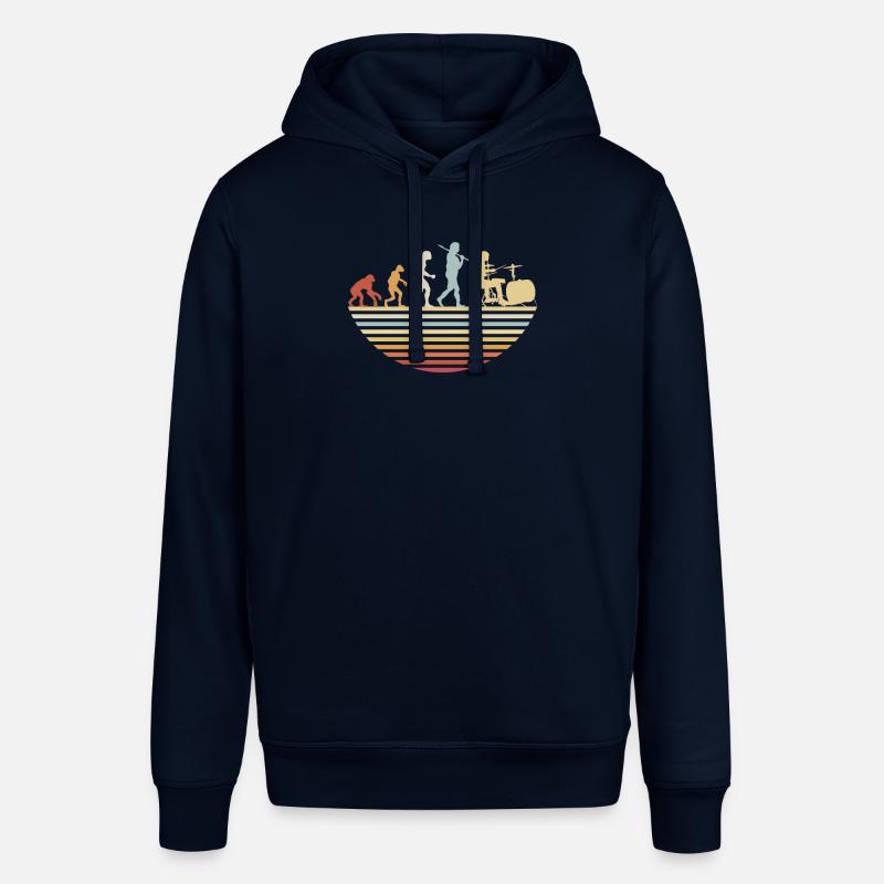 Évolution des tambours - Sweat à capuche SOUNDER Stanley/Stella Unisexe - marine