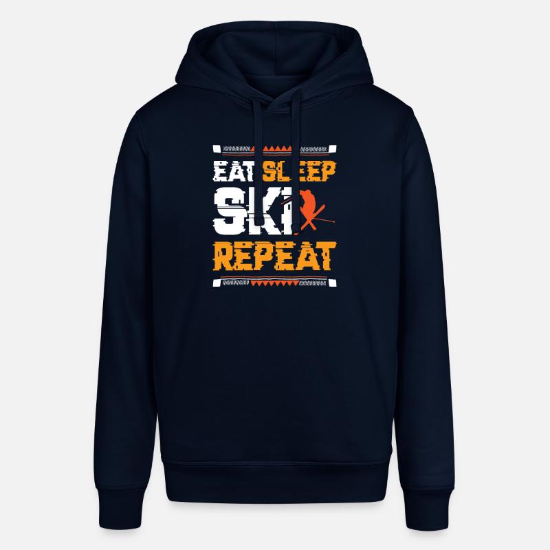 Manger Sleep Ski Répéter - Sweat à capuche SOUNDER Stanley/Stella Unisexe - marine
