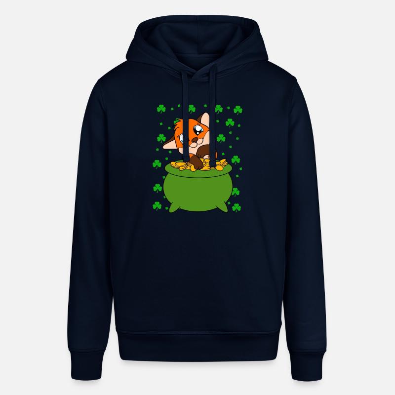 Mignon trèfle renard Saint-Patrick - Sweat à capuche SOUNDER Stanley/Stella Unisexe - marine