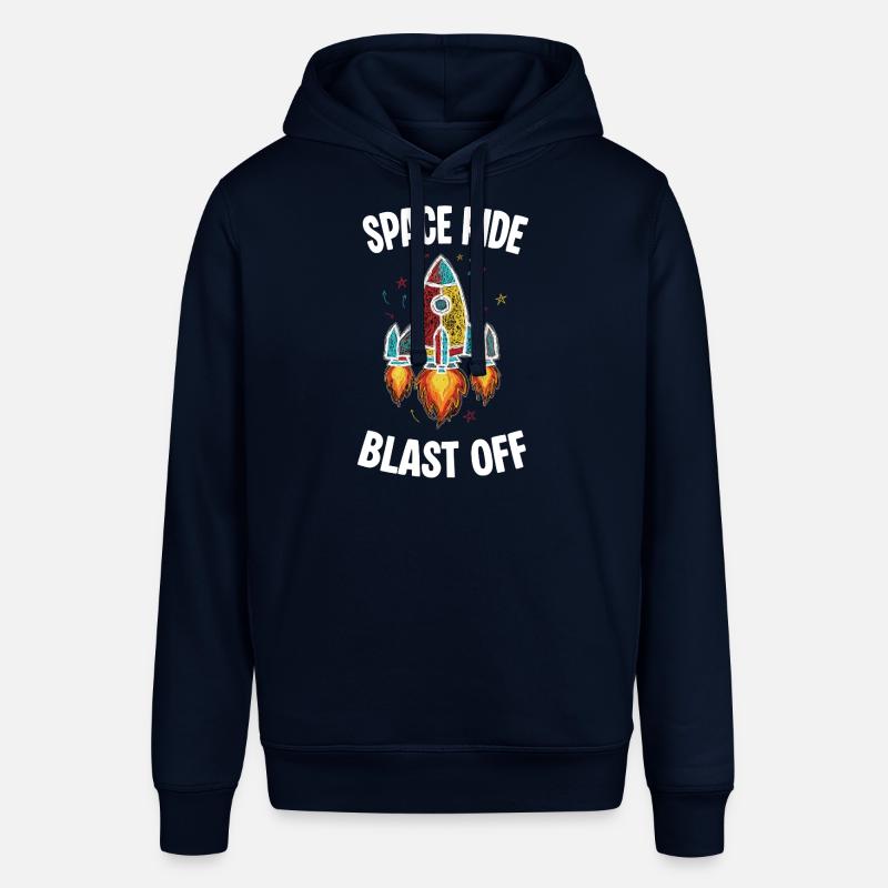 Fusée Espace Retro Scribble Blast Off - Sweat à capuche SOUNDER Stanley/Stella Unisexe - marine