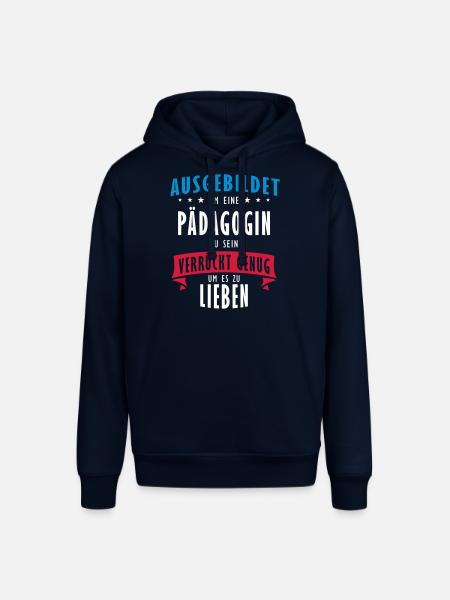 Pädagogin Beruf - Geschenk - Stanley/Stella Unisex Hoodie SOUNDER - Navy