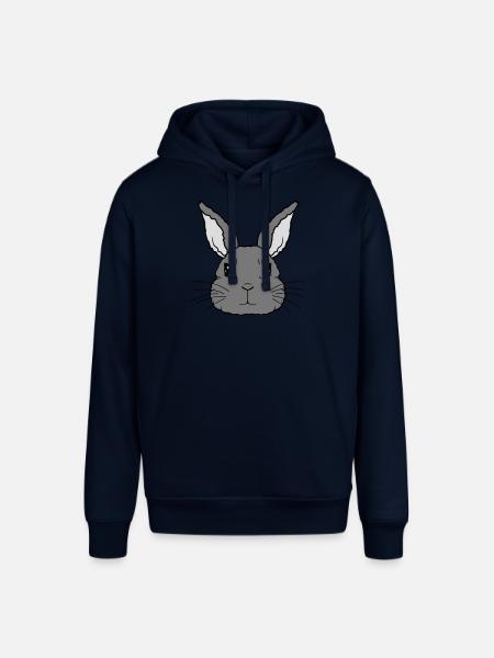 Mignon petit visage de lapin - Sweat à capuche SOUNDER Stanley/Stella Unisexe - marine