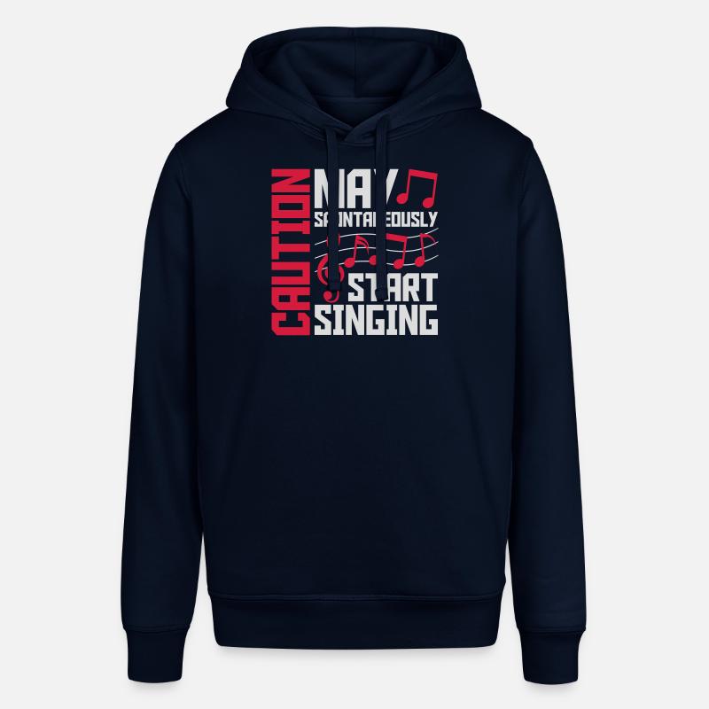 may spontaneously start singing - Stanley/Stella Unisex Hoodie SOUNDER - Navy
