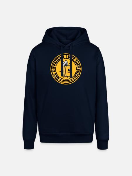bee different saying quote - Stanley/Stella SOUNDER Unisex Hoodie - navy