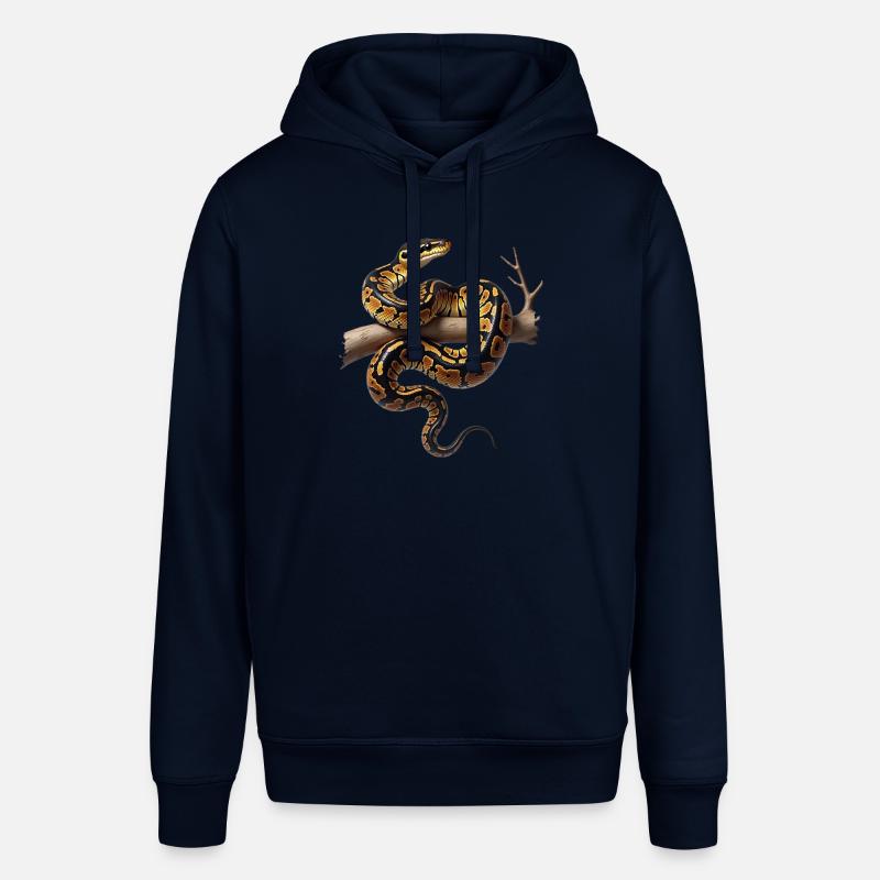 Königspython Schlangen Liebhaber Terrarium Python - Stanley/Stella Unisex Hoodie SOUNDER - Navy