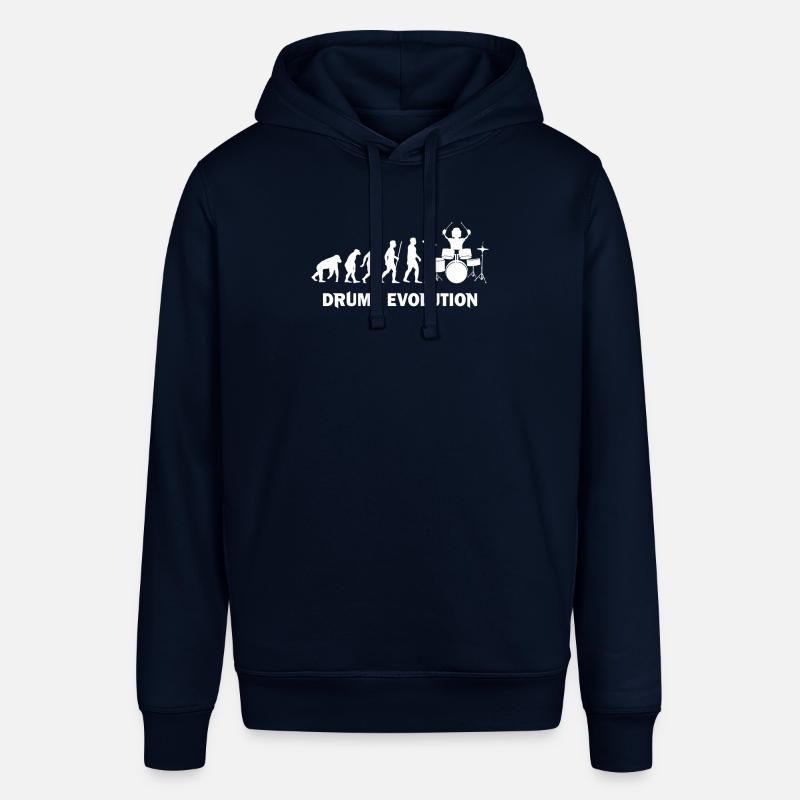 Evolution etnwicklung am Schlagzeuger - Sweat à capuche SOUNDER Stanley/Stella Unisexe - marine