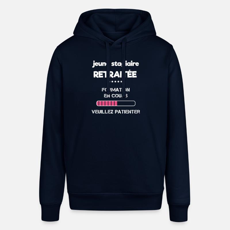 Idée cadeau femme retraitée - Sweat à capuche SOUNDER Stanley/Stella Unisexe - marine