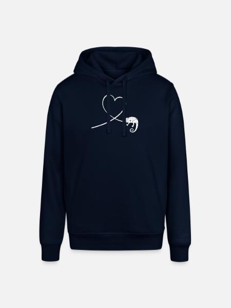 Chameleon Reptile Terrarium Pet Gift - Stanley/Stella SOUNDER Unisex Hoodie - navy