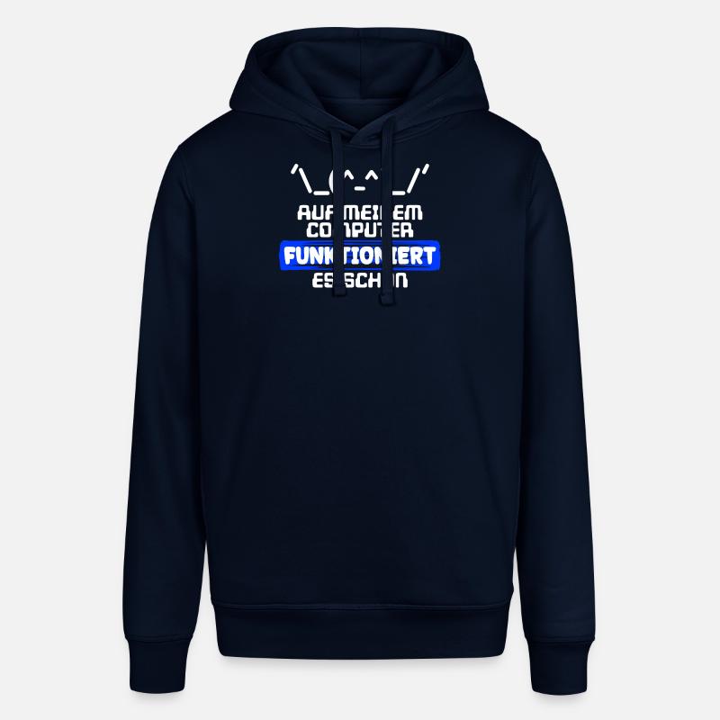 Computer Developer Software Developer Statement - Stanley/Stella SOUNDER Unisex Hoodie - navy